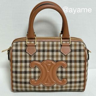 CELINE - オールド セリーヌ ボストンバッグ トリオンフ マカダム柄