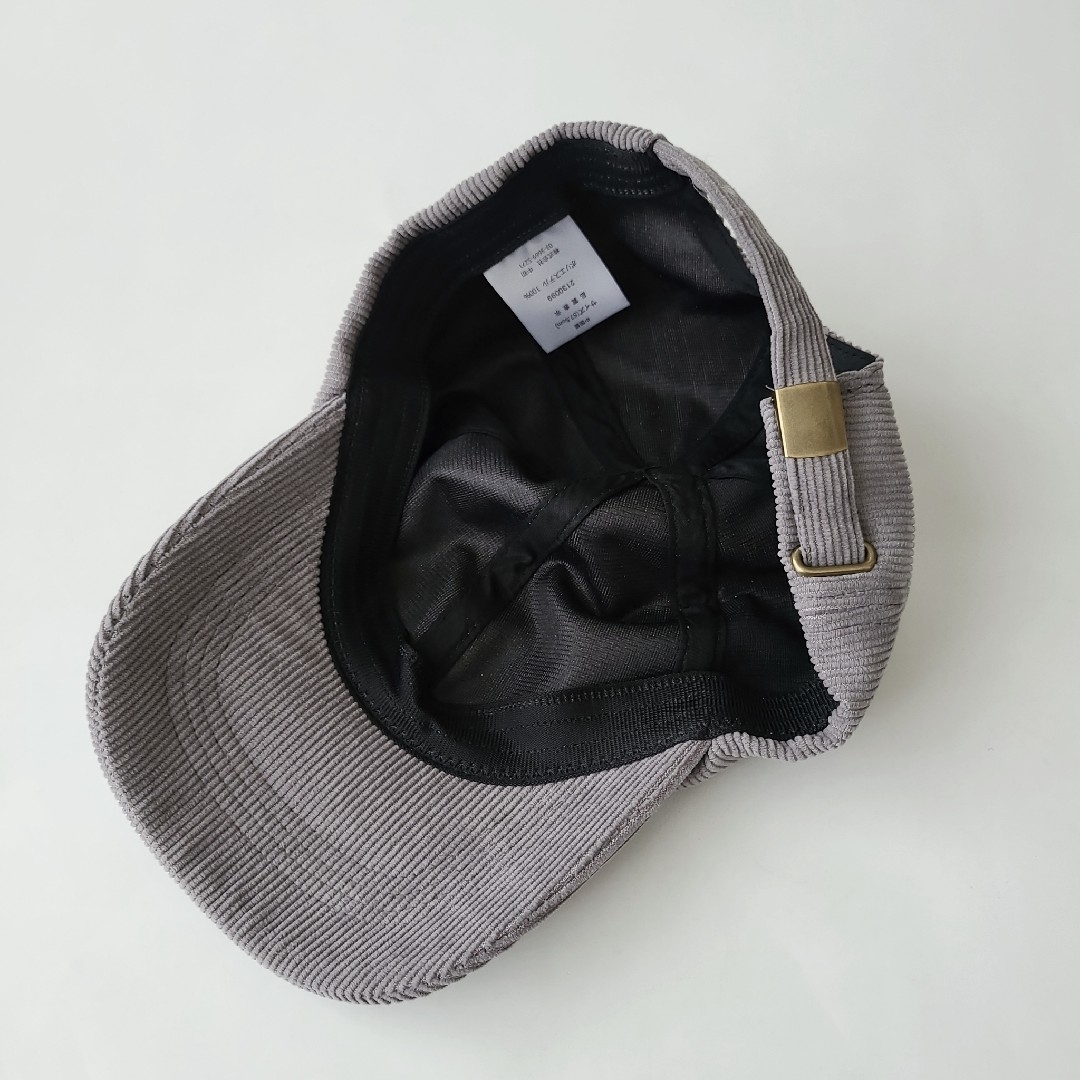コーデュロイキャップ グレーの通販 by HYR's shop｜ラクマ