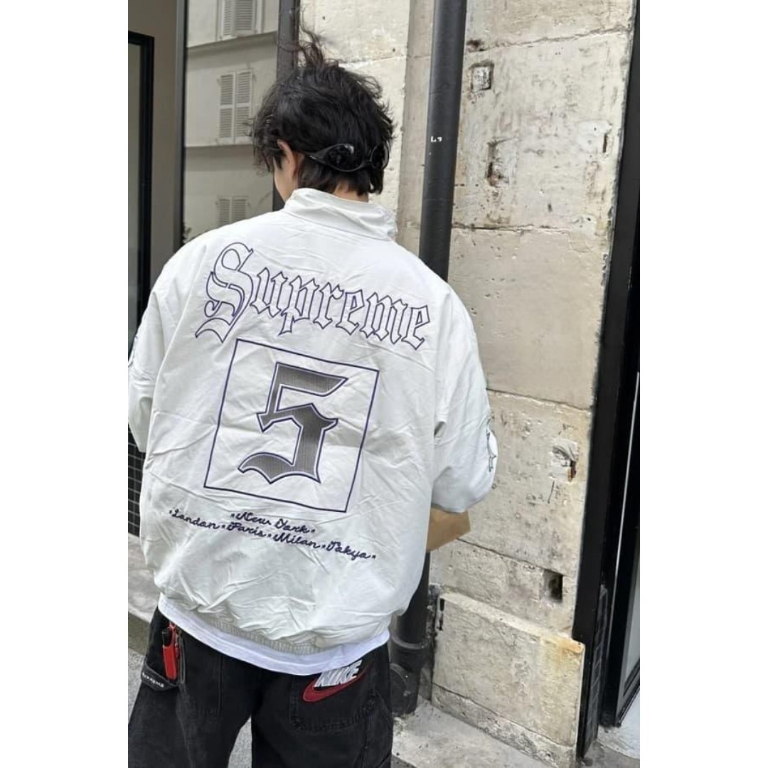 Supreme - Supreme Old English Track Jacket White Sの通販 by