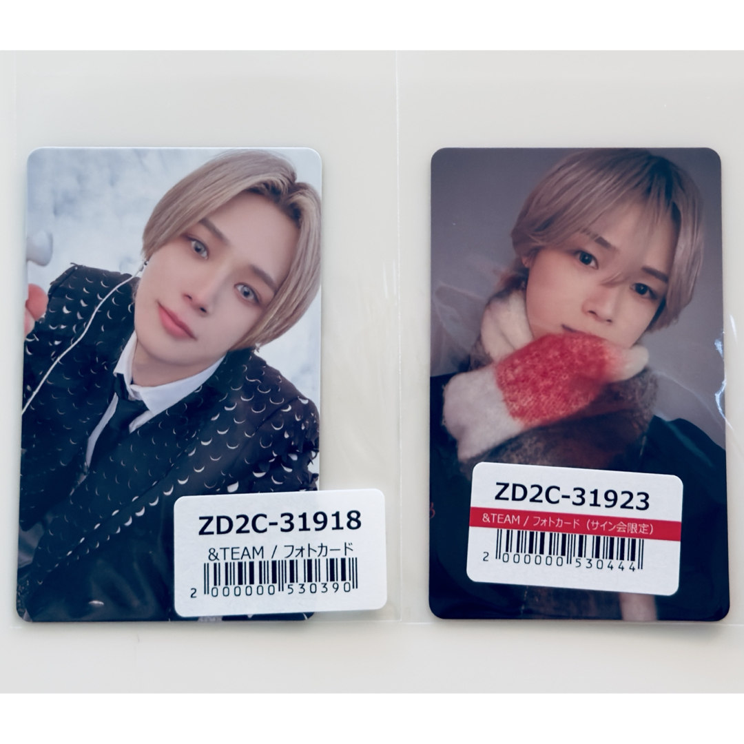 &TEAM - 【匿名配送】&TEAM Kくん ケイくん 月狼 特典 スプサトレカ2枚