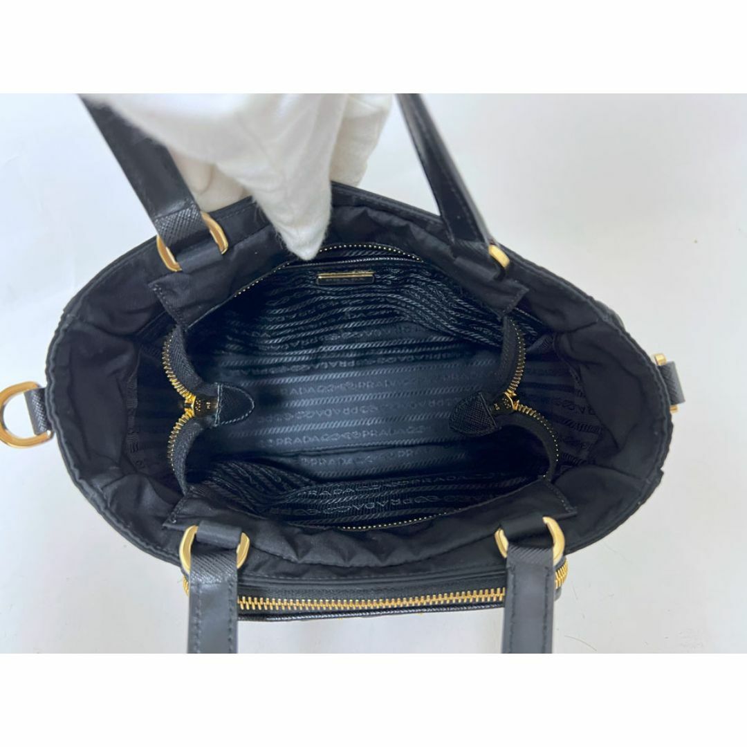 PRADA - PRADA プラダ ナイロン ブラック トートバッグ ショルダー