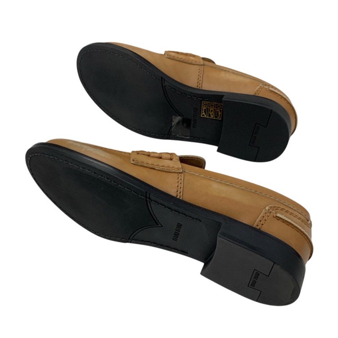 MIU MIU - ミュウミュウ MIUMIU ローファー 革靴 靴 シューズ レザー