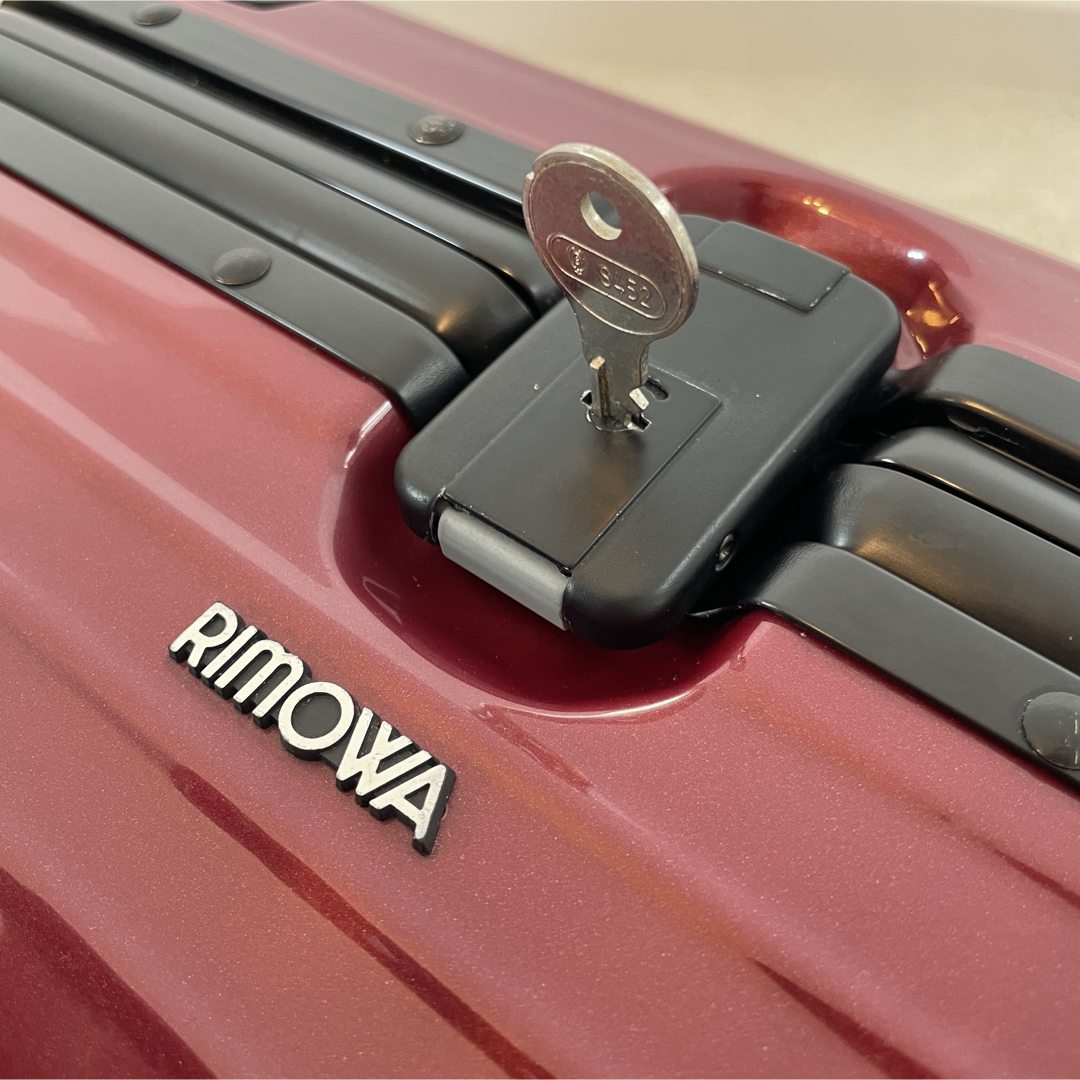 RIMOWA - RIMOWA Samba Nova ビューティケース18L ボルドーレッド 鍵付