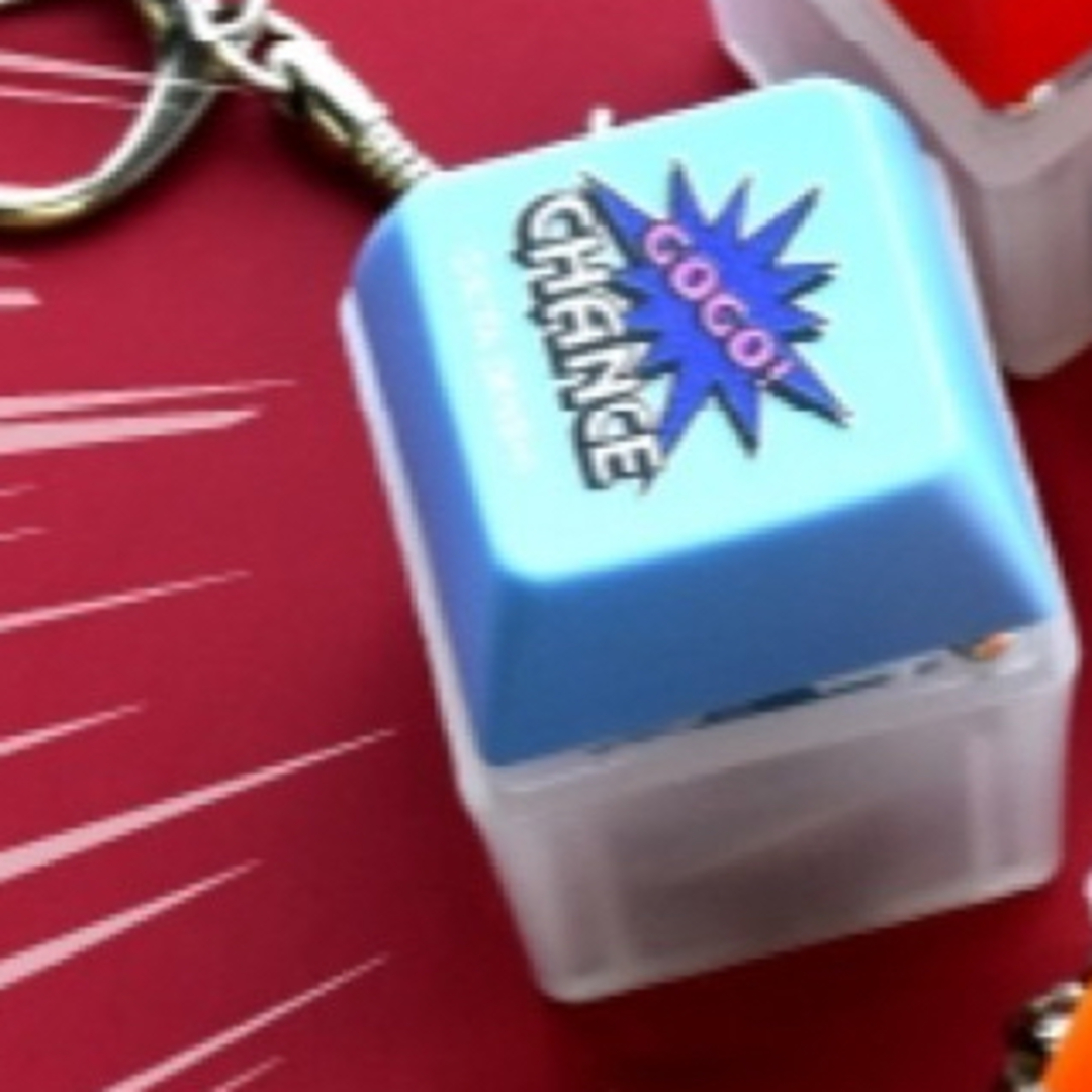 JUGGLER ジャグラー 音が鳴る！スイッチキーホルダー 水色の通販 by