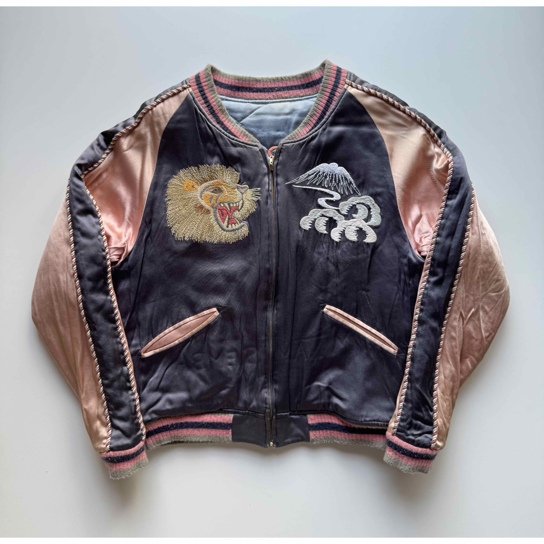 EVISU - ヴィンテージ☆evisu山根エヴィスnesan刺繍スカジャン