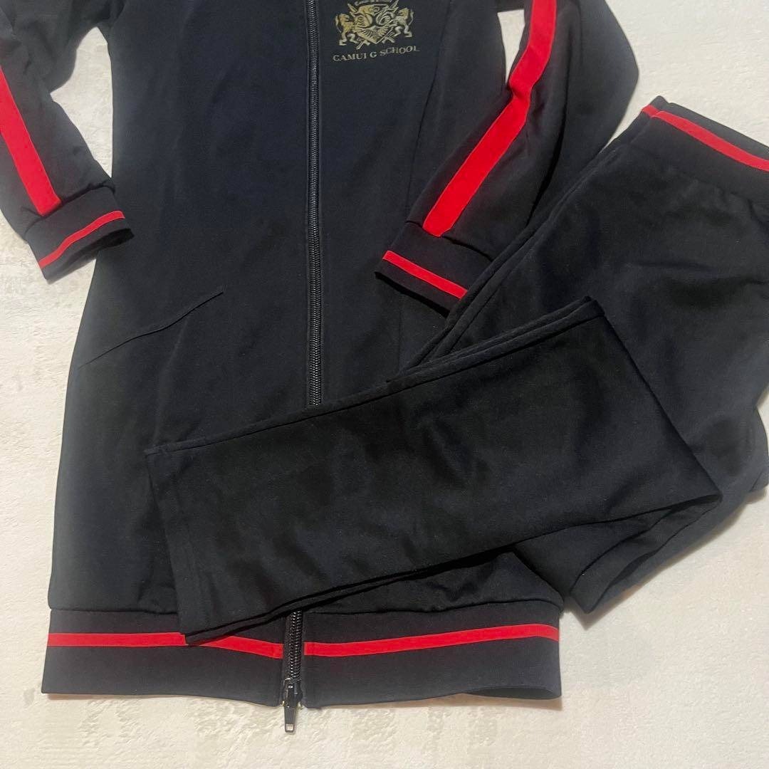 GACKT 神威楽園 ツアージャージ 上下 超ロング黒×赤 ユニセックスの