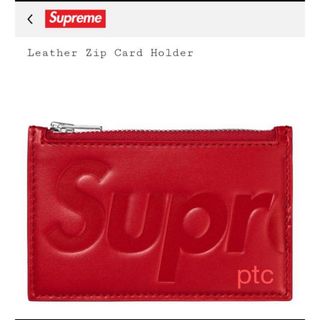 Supreme - Supreme Leather Zip Card Holder blackの通販 by ちぃ's
