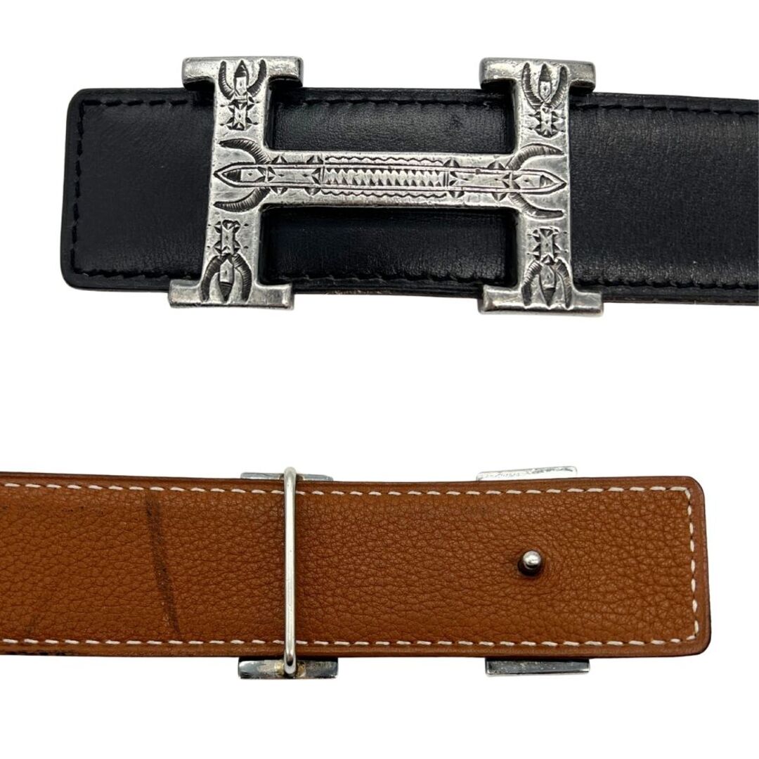 HERMES - HERMES エルメス トゥアレグ シルバー925 バックル レザー