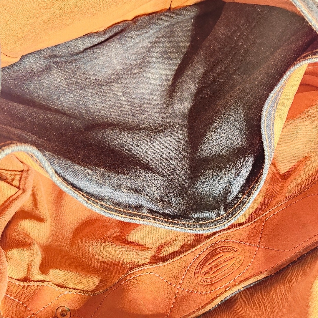 RRL - 【新品極上品】RRL Double RL 正規品 ヴィンテージ本革×デニム