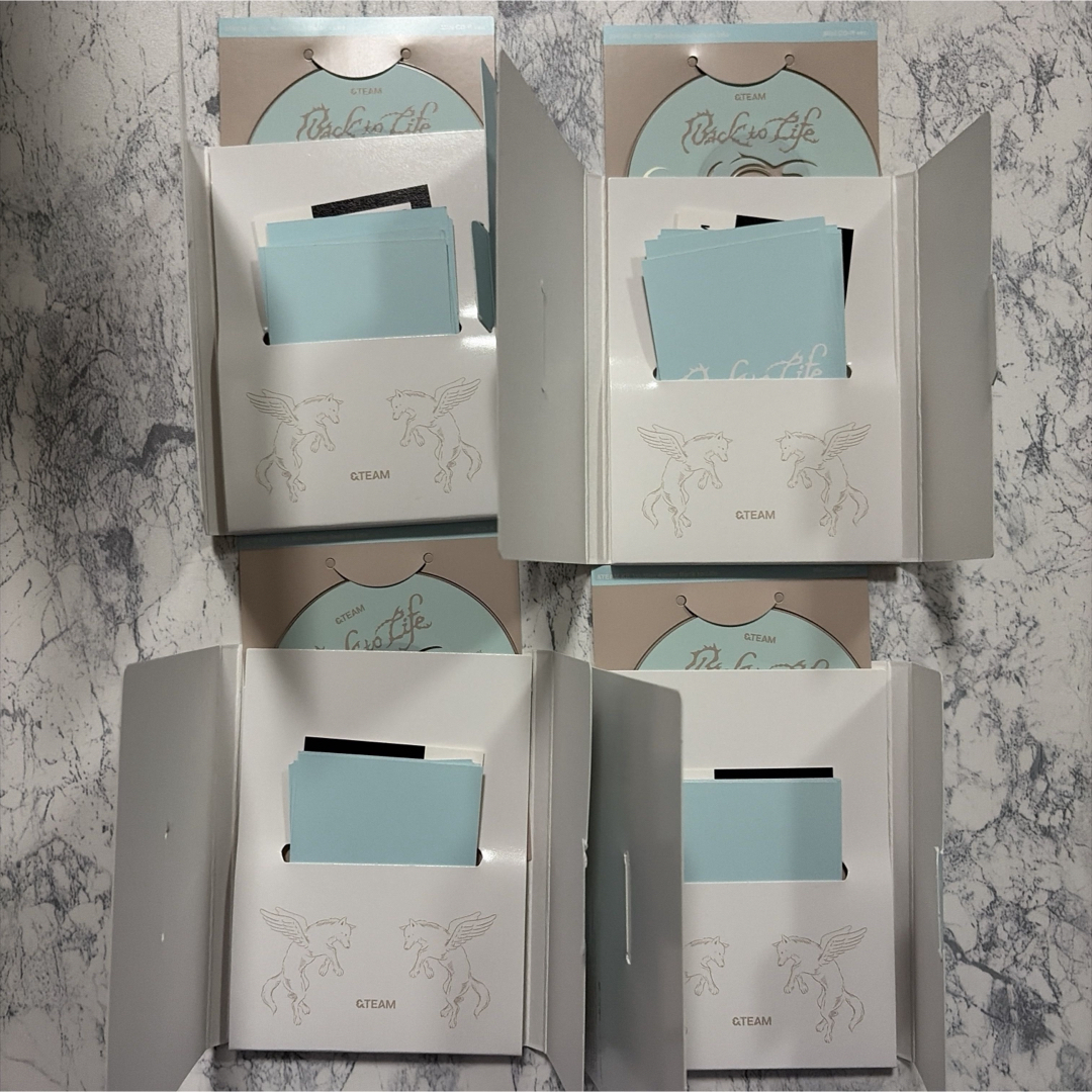 &TEAM - Back to Life Photocard Box 4枚セット &TEAM ①の通販 by