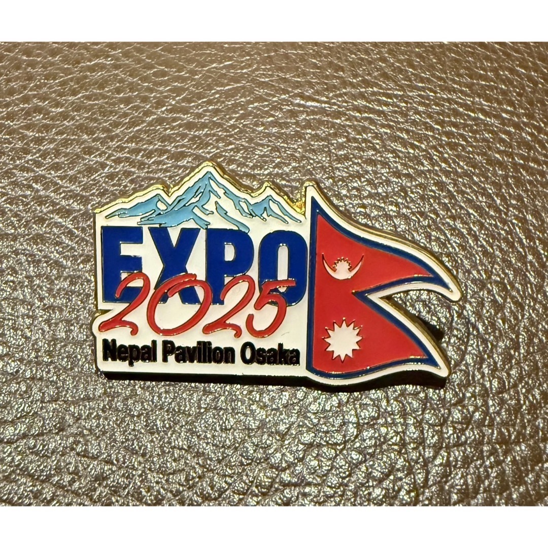 新品』2025大阪関西万博 ネパール🇳🇵パビリオン ピンバッジ 8点セット