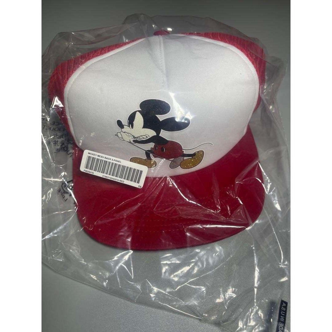 Supreme - Supreme Number (N)ine Mickey Mouse Cap 赤の通販 by ぴろ