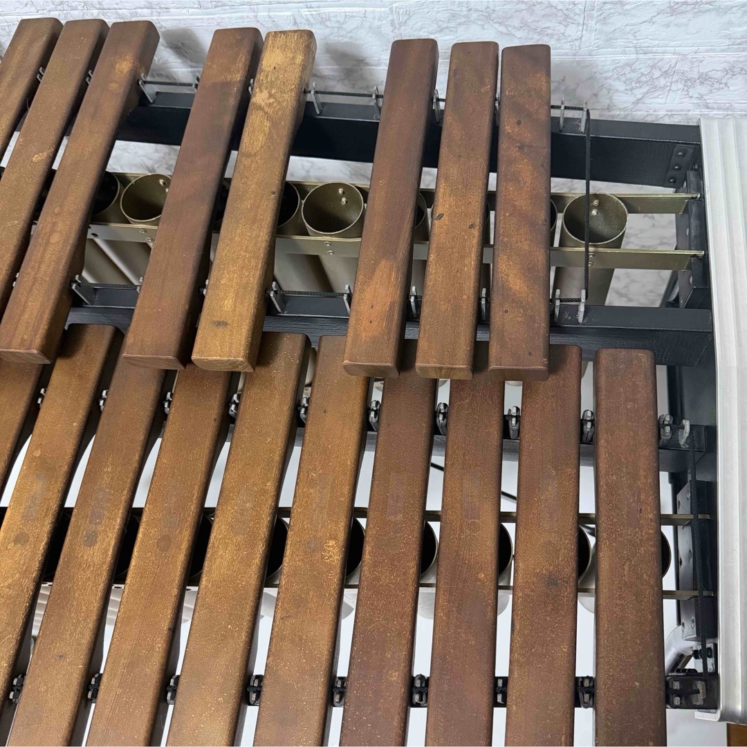 斉藤楽器製作所 マリンバ 立奏木琴 No.55 2オクターブ 25鍵 2個口発送