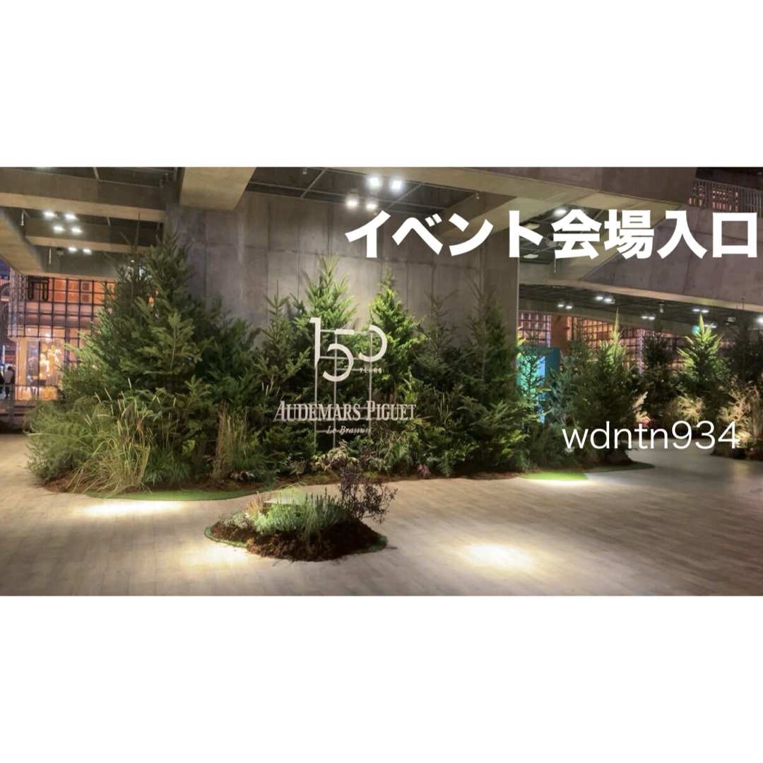 AUDEMARS PIGUET - オーデマピゲ150周年記念 非売品入場パストート