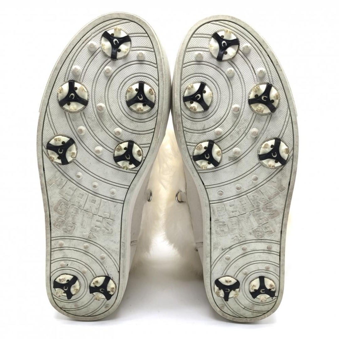 パーリーゲイツ ゴルフブーツ 白 ファー 053-8292102 レディース 24.5