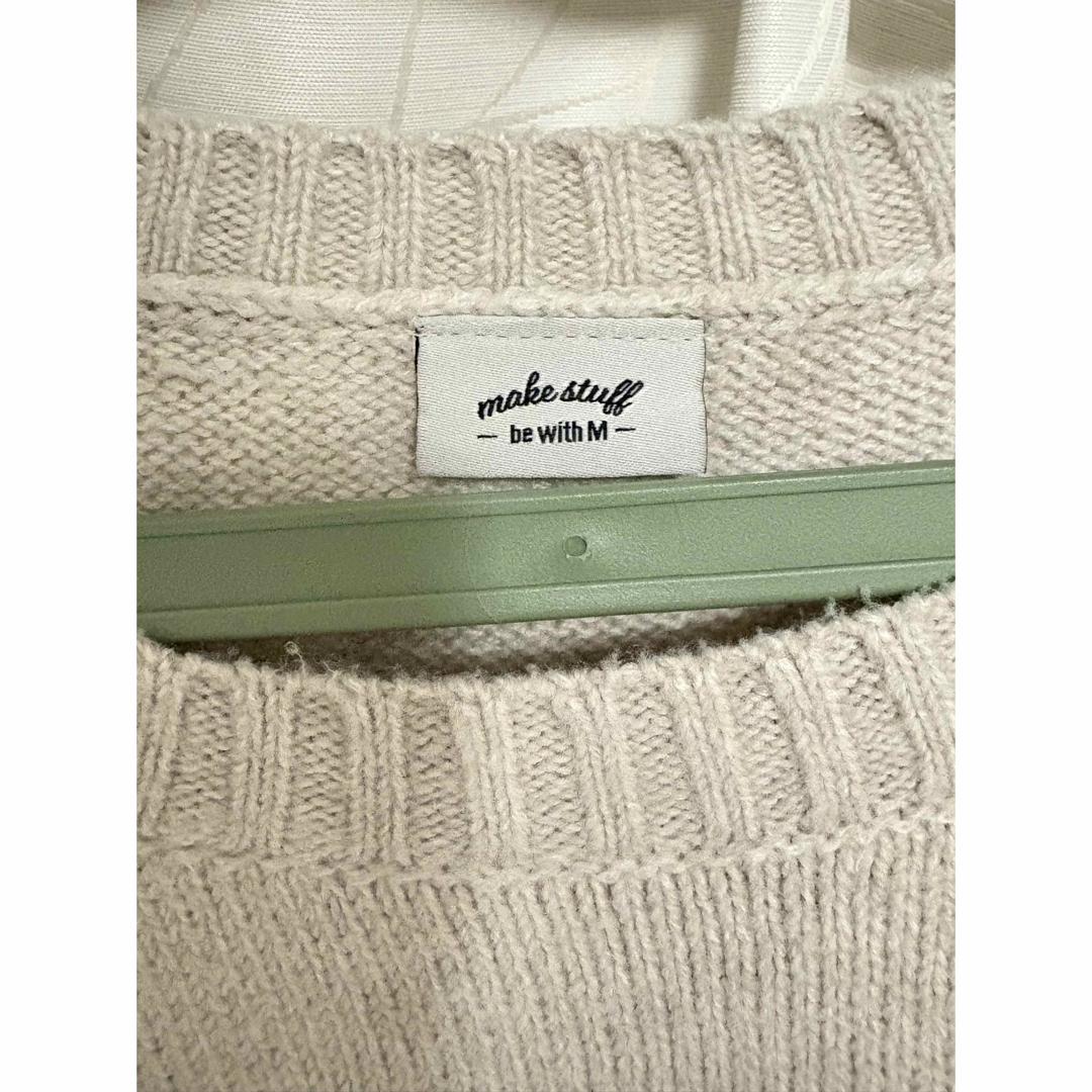 niko and - ニコアンド Misayo 配色ドルプルオーバー アイボリーの