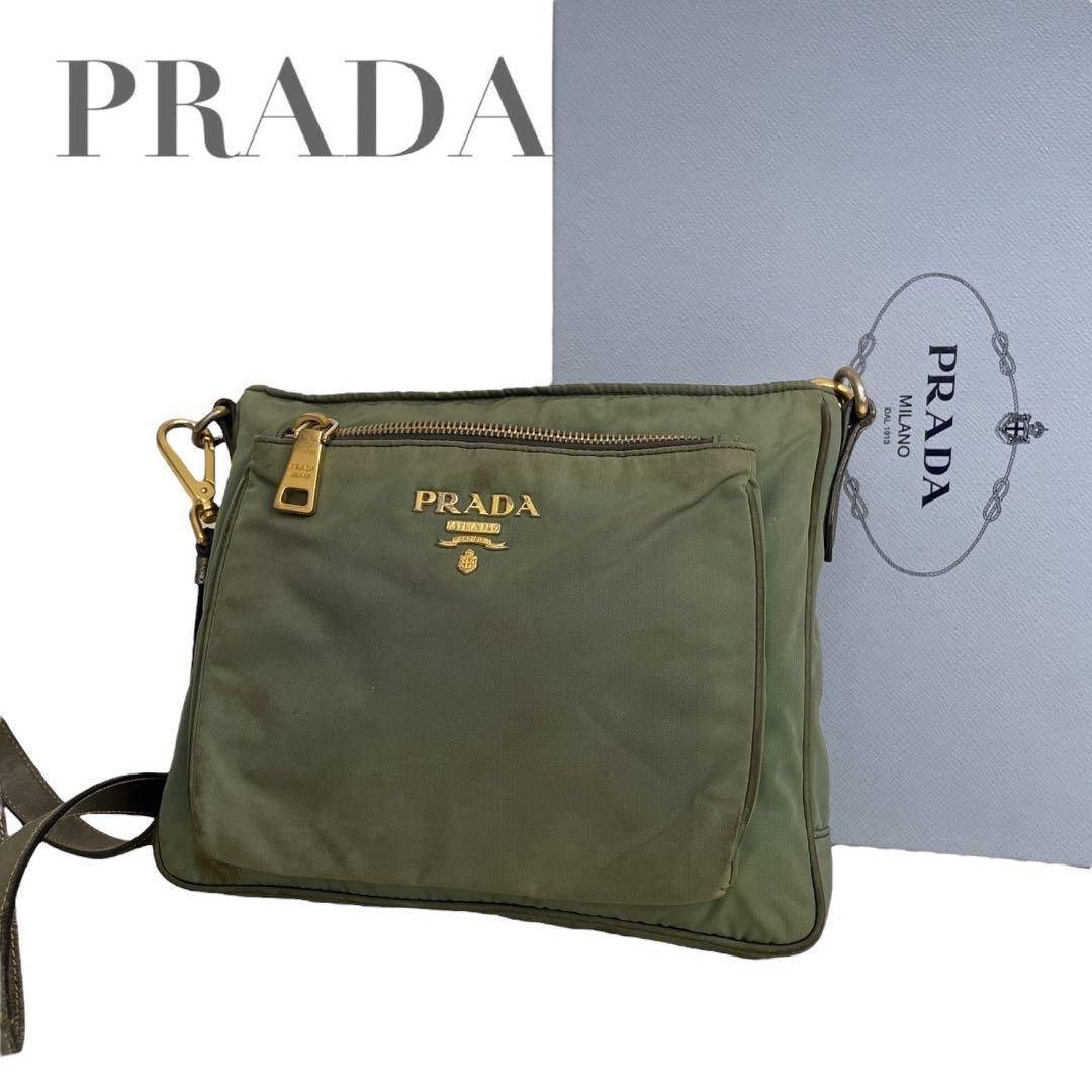 PRADA - プラダ 三角ロゴ ナイロン メッセンジャー ショルダーバッグ