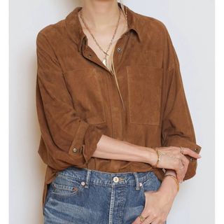 L'Appartement DEUXIEME CLASSE（スエード ・ シャツ/ブラウス(長袖/七