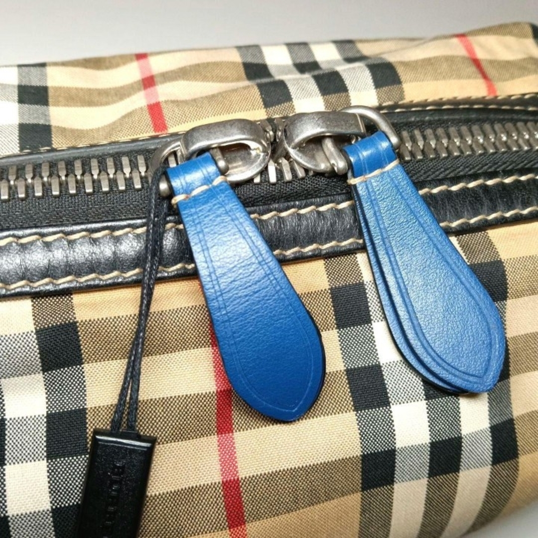 BURBERRY - タグ付希少 バーバリー Vintage Check Wash Bagノバ