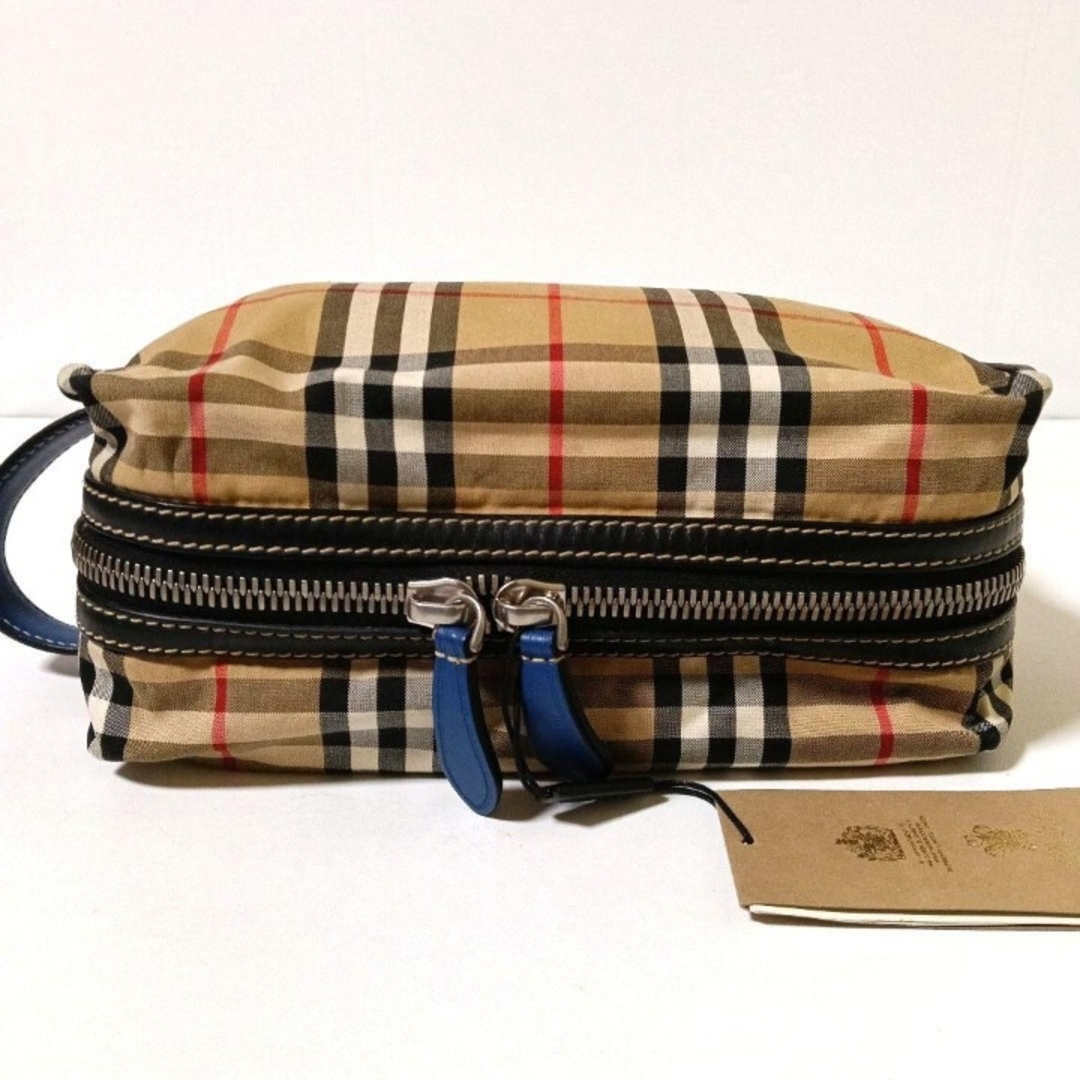 BURBERRY - タグ付希少 バーバリー Vintage Check Wash Bagノバ