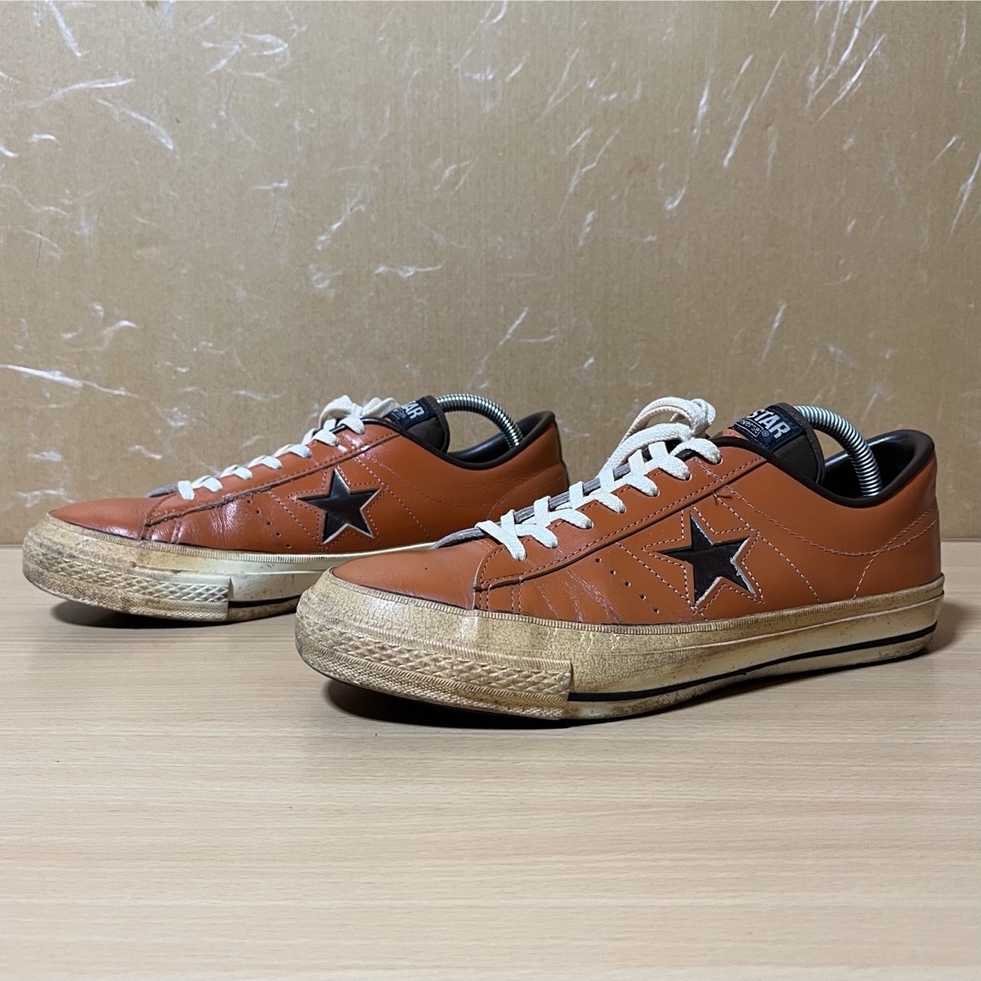 ONE STAR（CONVERSE） - 90s コンバース ワンスター オレンジ×ブラウン
