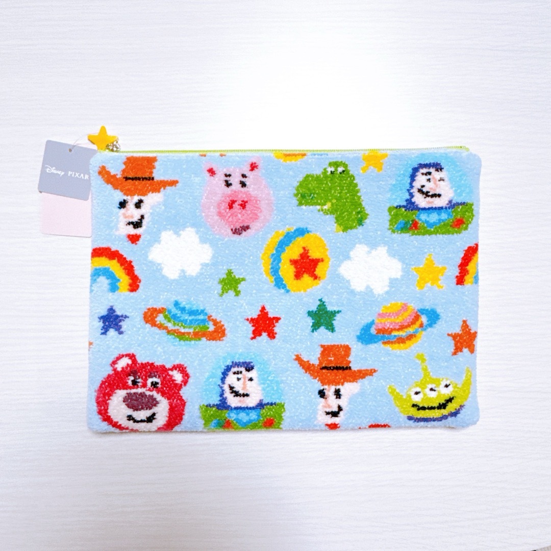 Disney FEILER フェイラー トイ・ストーリー フラットポーチL