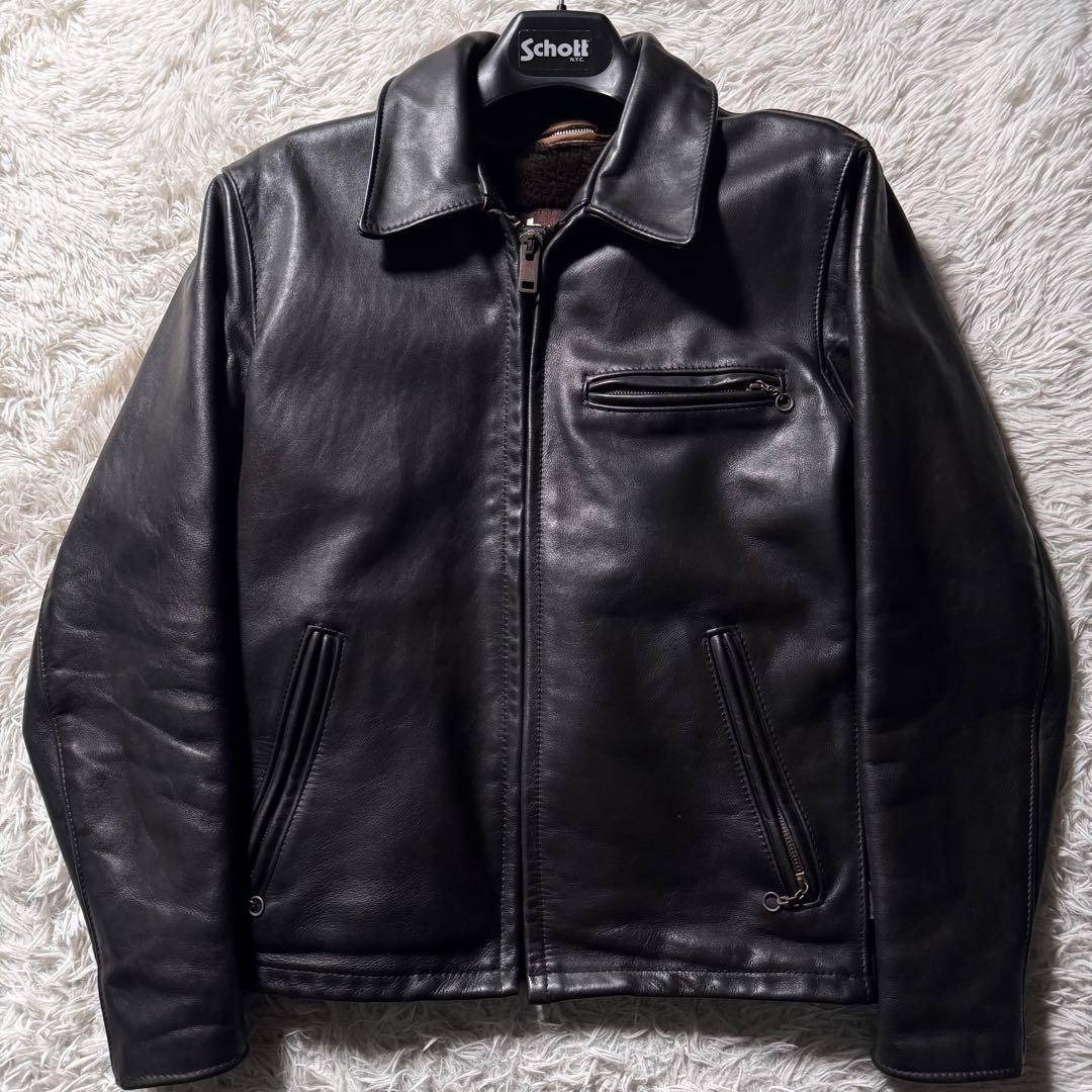 schott - 希少モデル✨schott トラッカージャケット ブラウン 643 本革