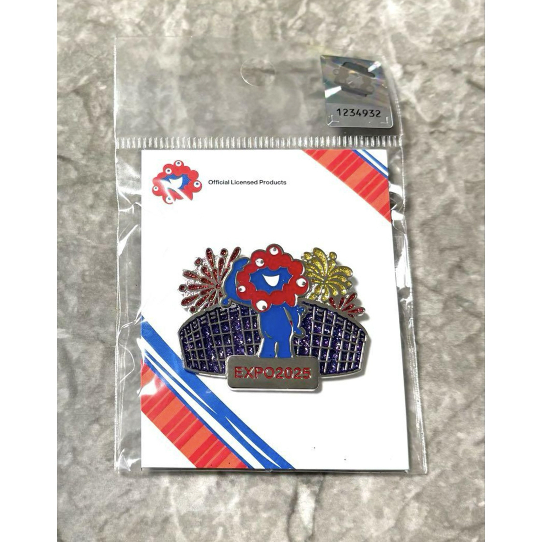 大阪万博 ミャクミャク ピンバッジ 花火と大屋根リングの通販 by Rio's
