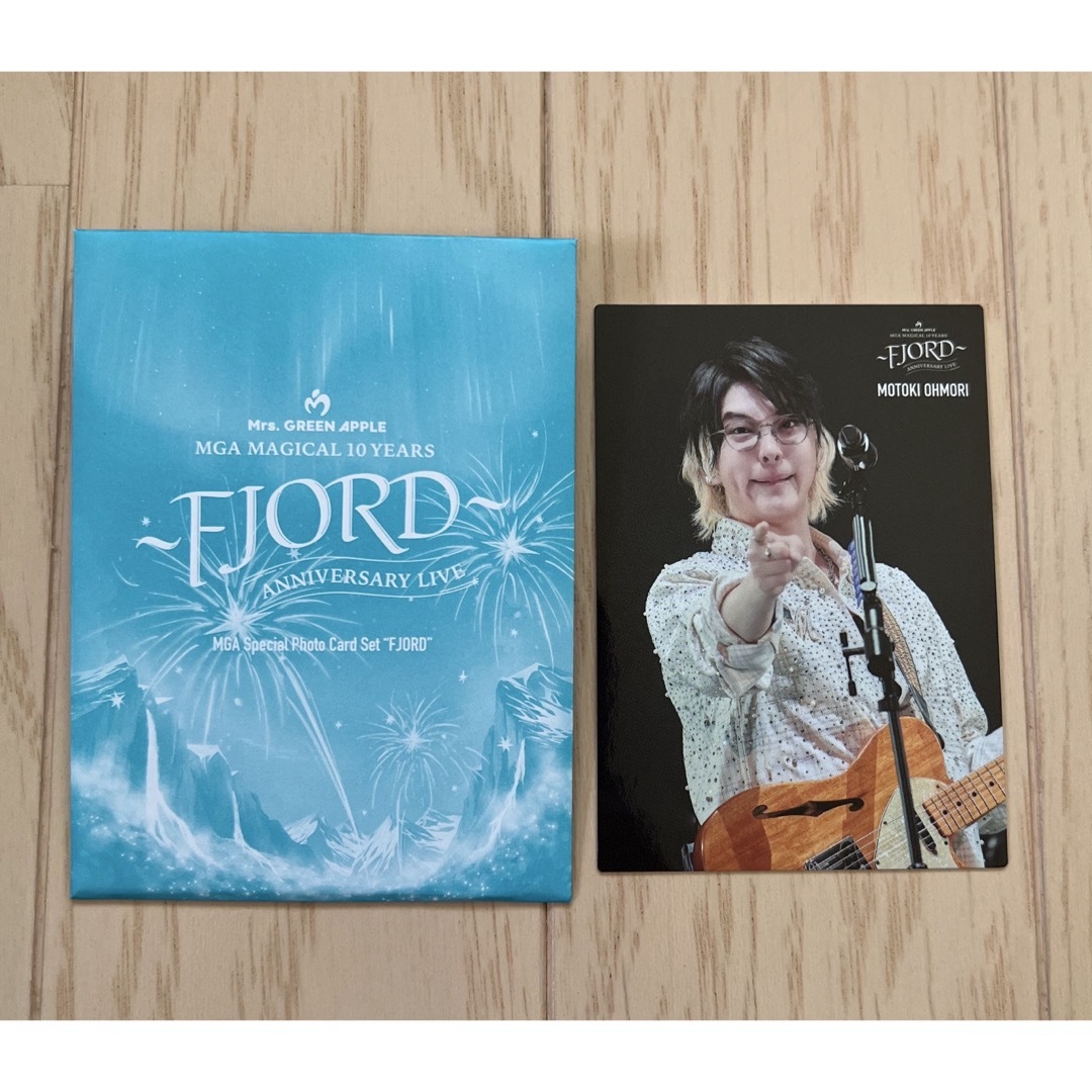 Mrs. GREEN APPLE ﾌｨﾖﾙﾄﾞ FJORD フォトカード 大森元貴の通販 by いの