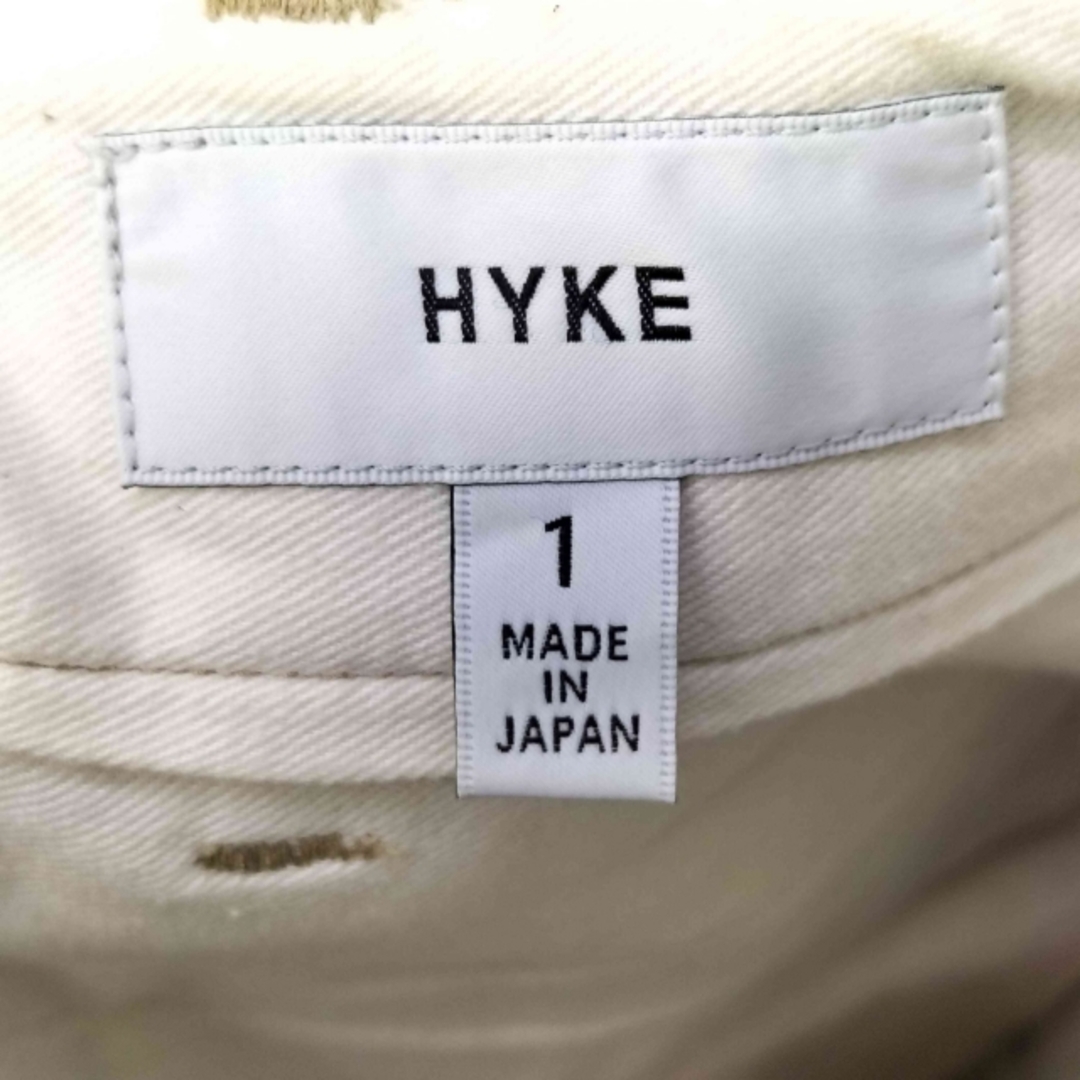 HYKE - HYKE(ハイク) アンクル丈 テーパード チノパンツ レディース