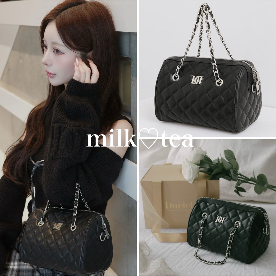 Darich - 新品未開封 ダーリッチ ノベルティ キルティングミニボストン