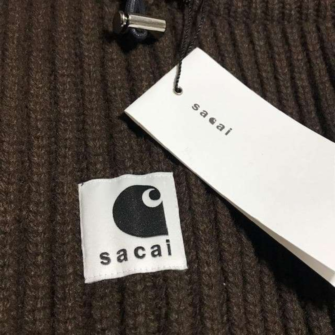 sacai - SACAI x CARHARTT ネックウォーマー 茶色 サカイ カーハートの