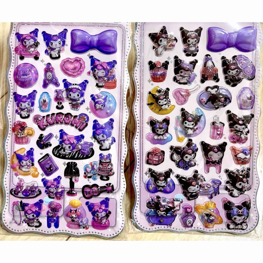 サンリオ ボンボンドロップシール クロミ うるちゅるポップシール