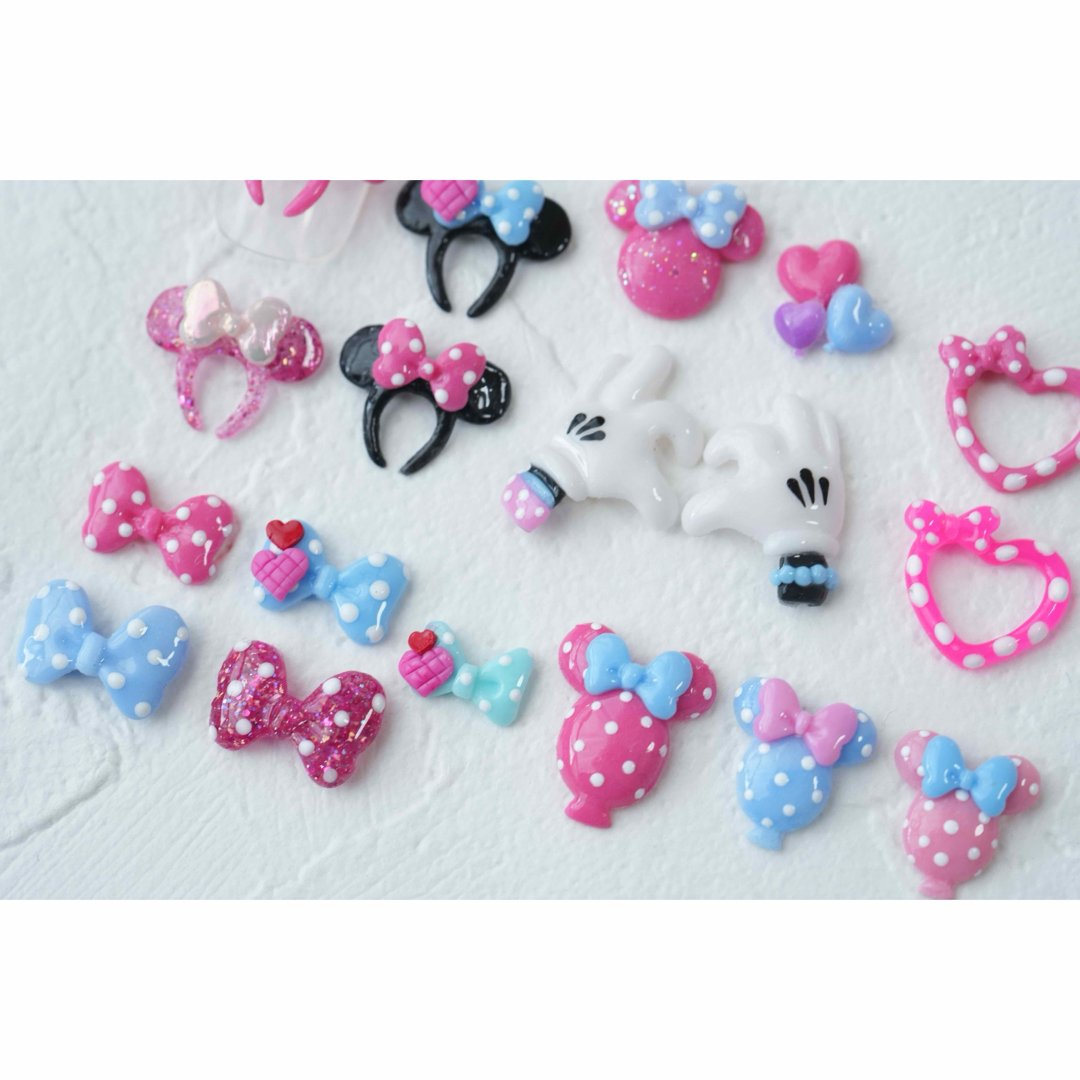 パルパルーザ 3dパーツ ネイル ディズニー ミニー ミニファンの通販 by