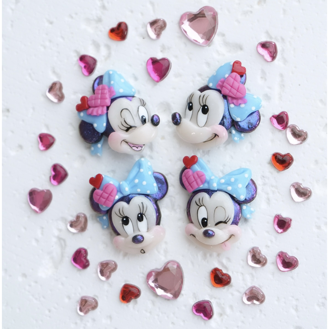 パルパルーザ 3dパーツ ネイル ディズニー ミニー ミニファンの通販 by