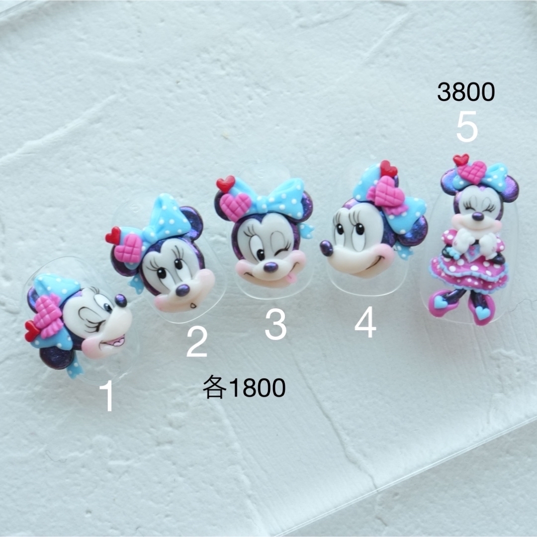 パルパルーザ 3dパーツ ネイル ディズニー ミニー ミニファンの通販 by