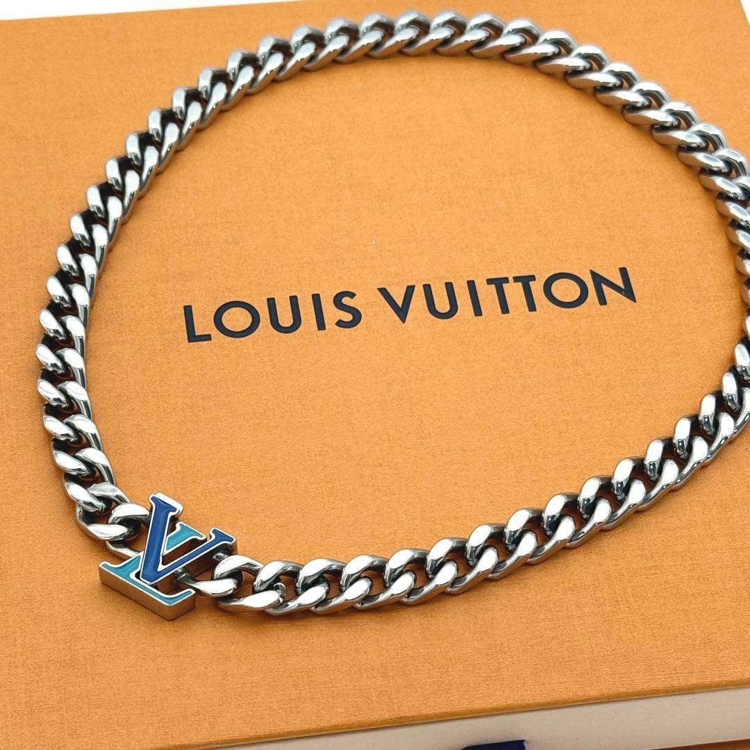LOUIS VUITTON - 美品 ルイヴィトン コリエ LV チェーン ネックレス