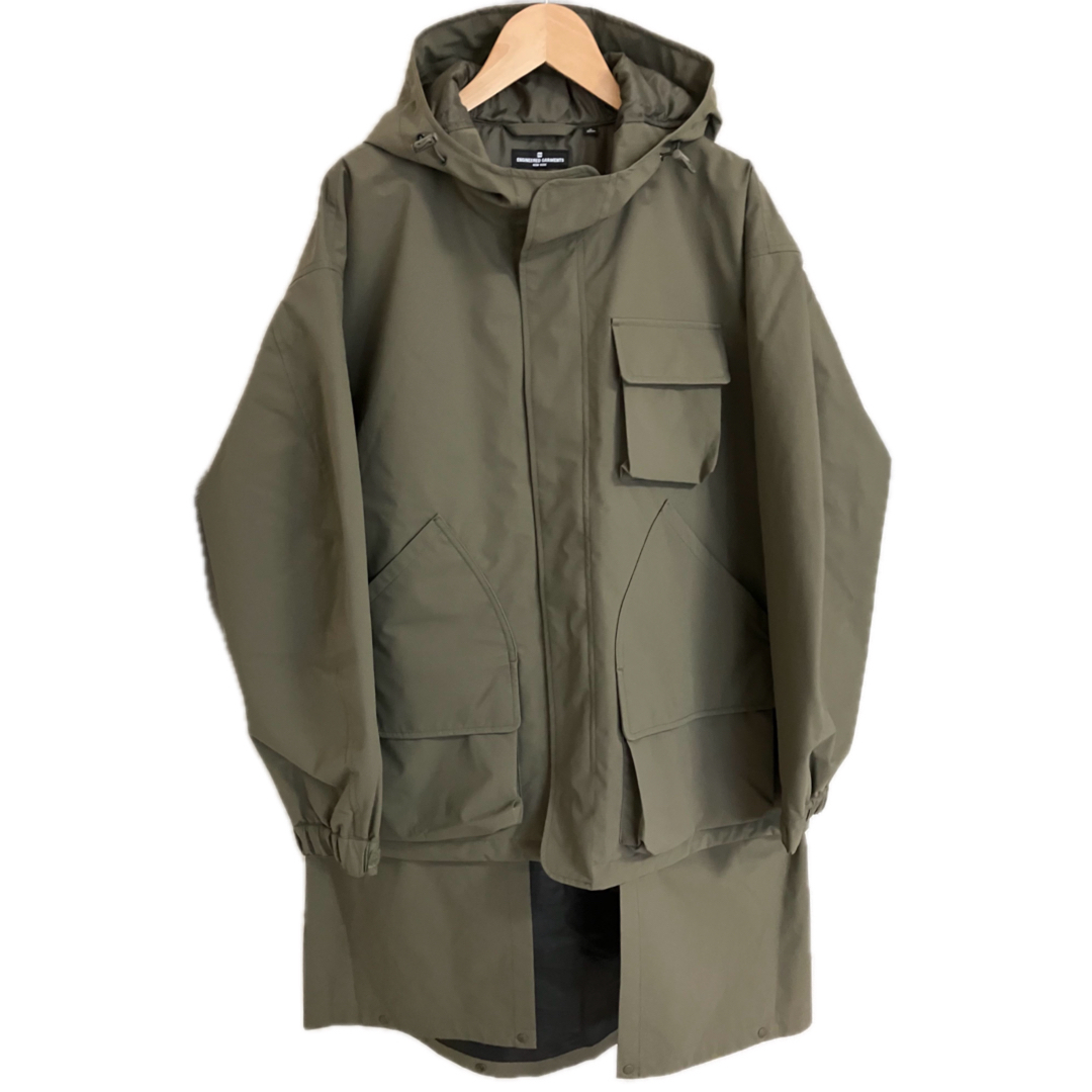 GU - GU×エンジニアードガーメンツ パデッドシェルパーカー オリーブの