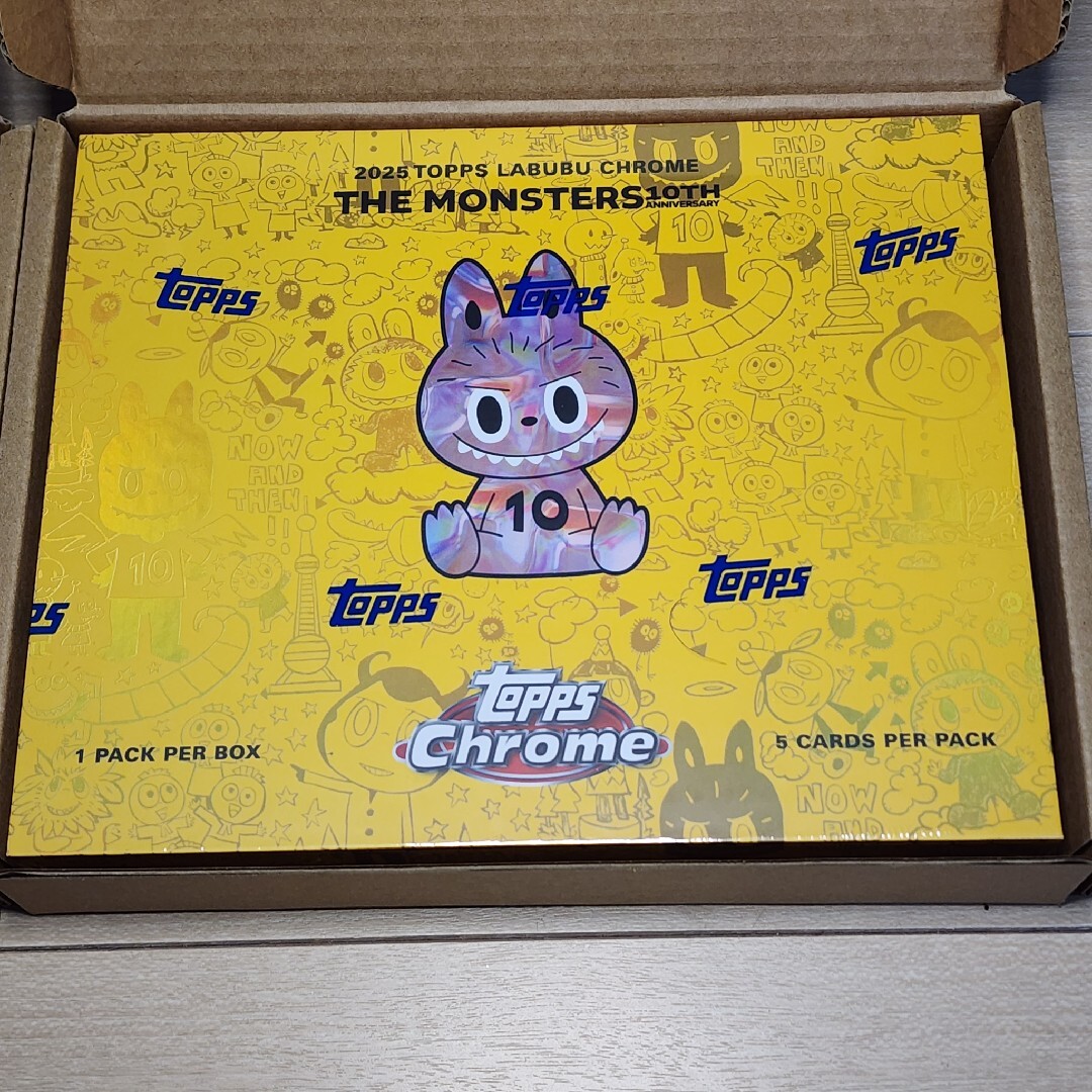 2点セット】新品・未開封 Topps Chrome Labubu ラブブの通販 by