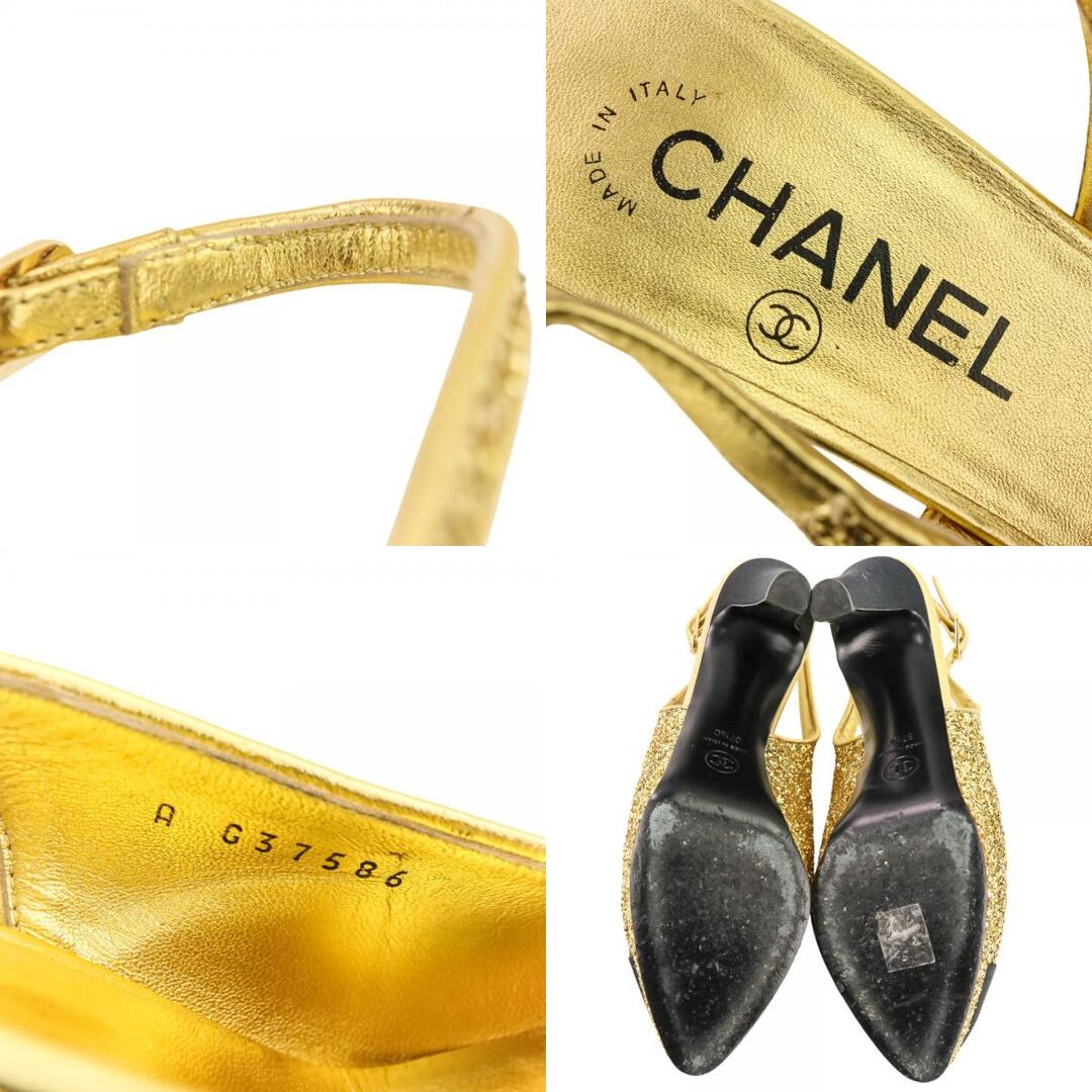 CHANEL - 美品 21A CHANEL シャネル ココマーク グリッター スリング