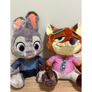 ズートピア ズートピア2 ぬいぐるみ ニック ジュディ スーパーラージ