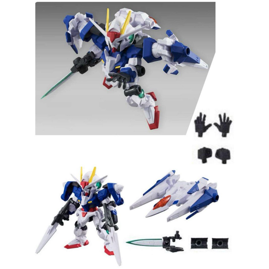 BANDAI - モビルスーツアンサンブル ダブルオーガンダムセット ①EX06B