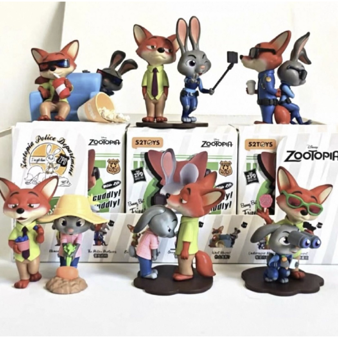 Disney - 6種セット 被りなし 海外限定 ズートピア フィギュア