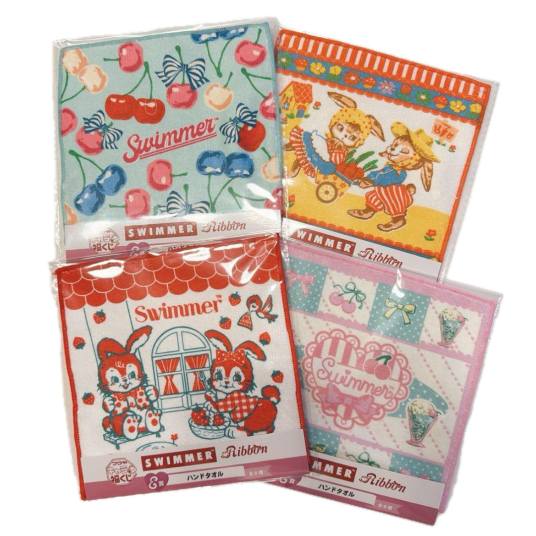 SWIMMER - スイマー SWIMMER キャラ福くじ ハンドタオル 4枚セットの