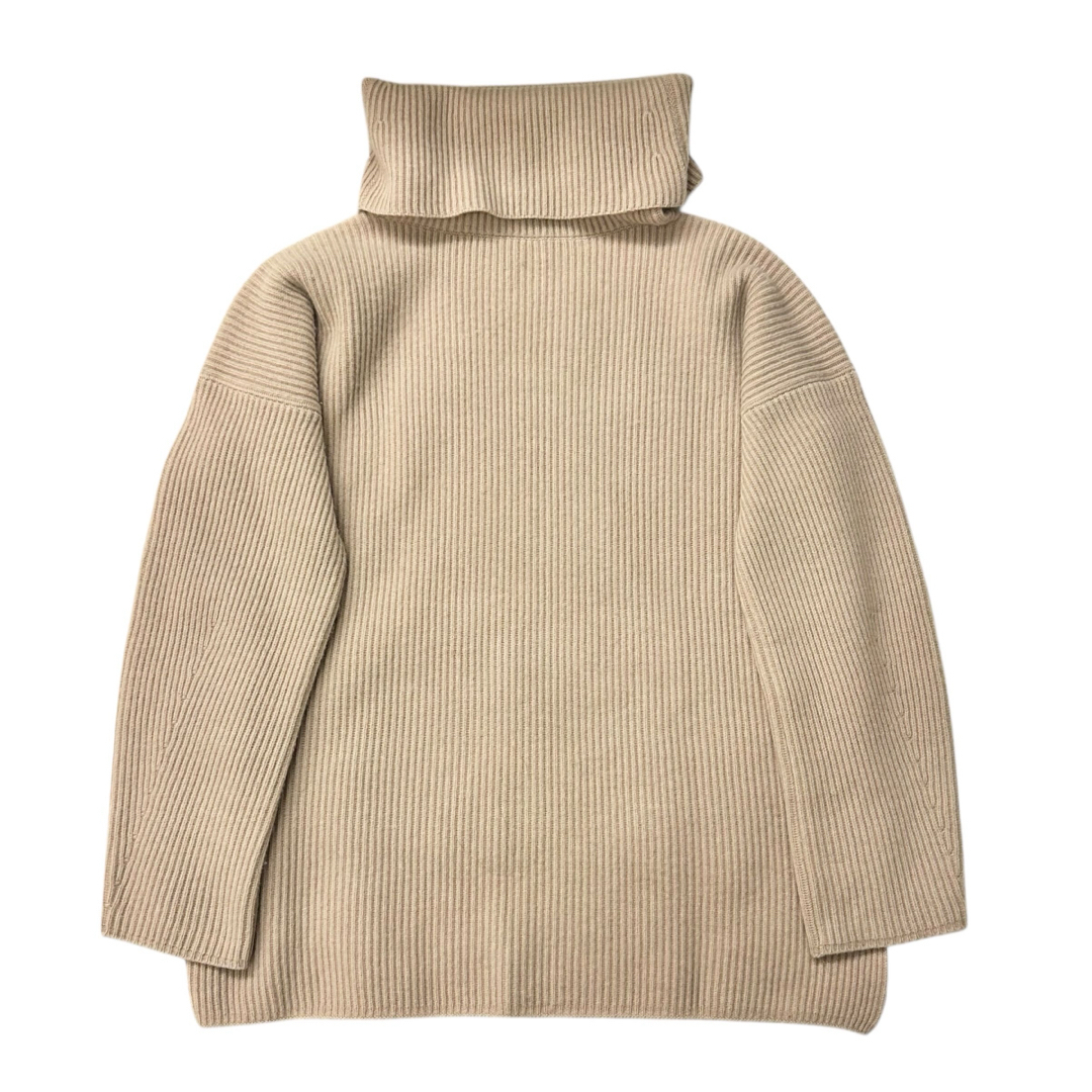 Drawer - 【未使用級✨定価7万】Drawer 9G畦編み タートルネックニット