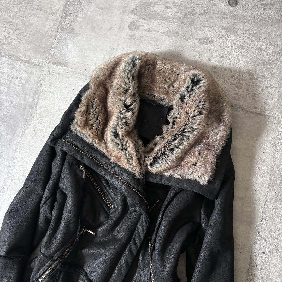 00s archive mouton far jacket riders y2kの通販 by m brand｜ラクマ