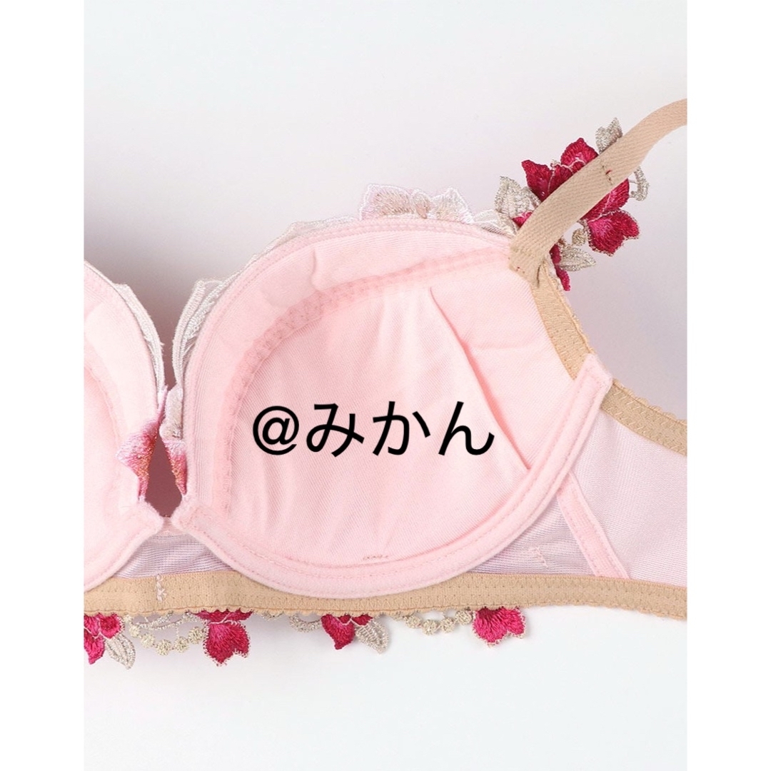 Wacoal - サルート26グループPアップブラソングセット(ローズピンク)の