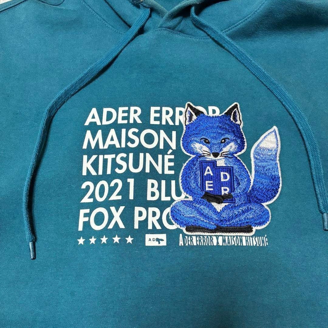 MAISON KITSUNE' - ADER ERROR MAISON KITSUNÉ 21AW パーカー ブルーの