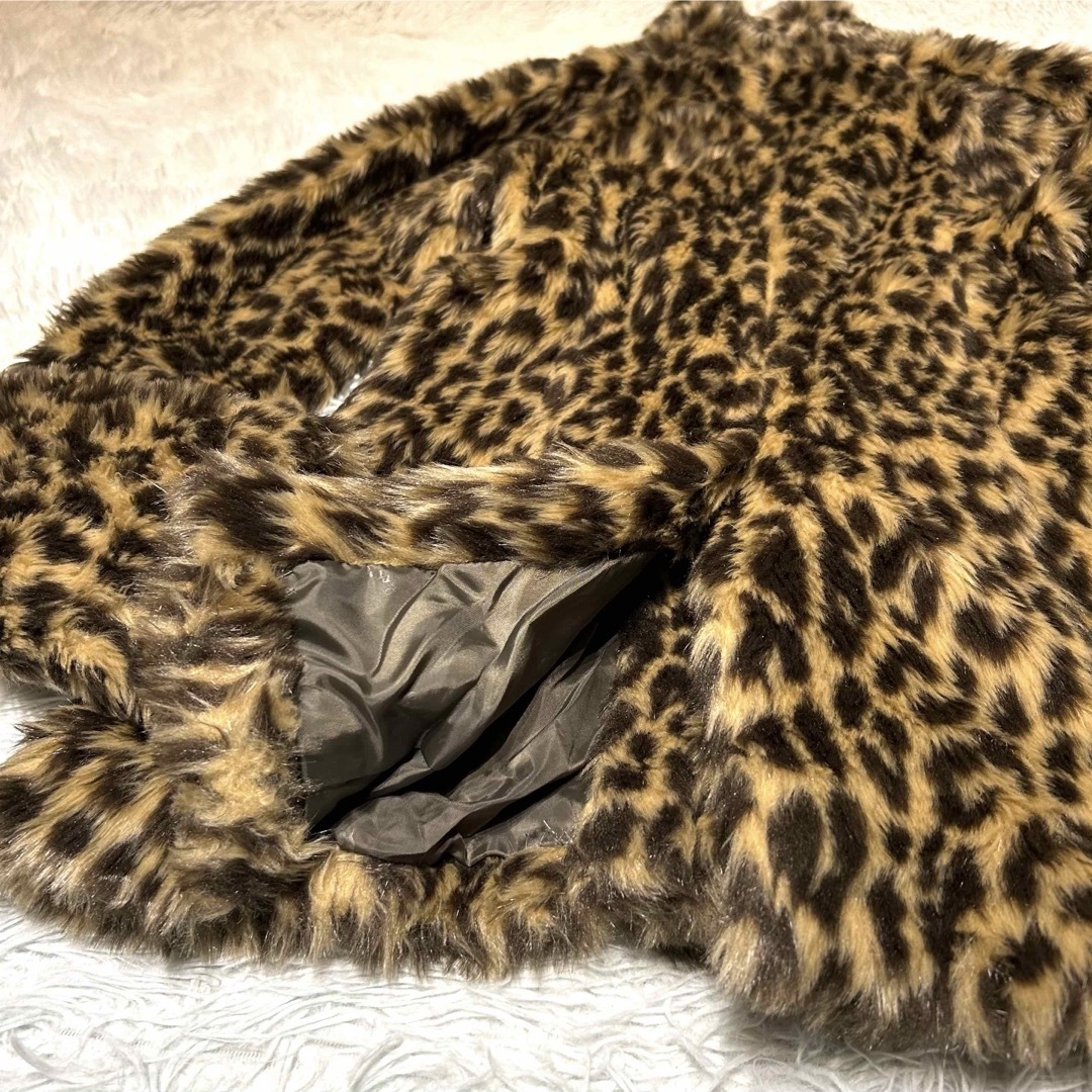moussy - 美品✨】 moussy レオパード柄 ファーコート 2 ファー