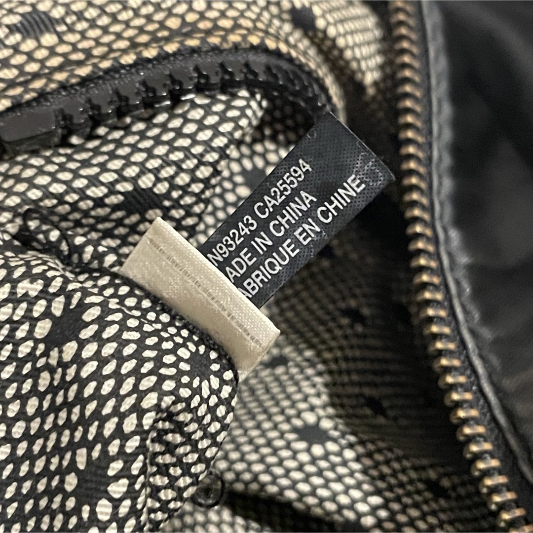 DIESEL y2k archiveメタリック加工 トートバッグ ブラックカーキ